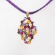 Symphony - Malvina Rhombus S-Purple Suedine - 1